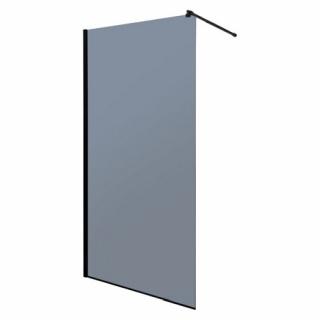 Ścianka prysznicowa czarny profil 100 cm Line Gr Kerra