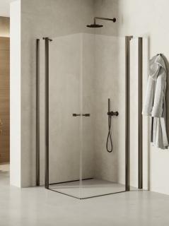 Stalowa szczotkowana kabina prostokątna 100x110 K-2188 New Soleo Gunmetal Brushed New Trendy _________________RABAT W_SKLEPIE_________________