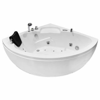 Wanna łazienkowa z hydromasażem Spa narożna 135x135 cm MO-0313