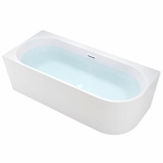 Wanna przyścienna biały przelew oraz korek narożna lewa 150 cm Mera Hydrosan _________WYSYŁKA 24H__________