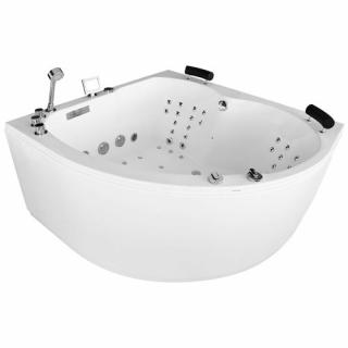 Wanna spa z hydromasażem narożna 150x150 cm MUE-0032A PRAWA