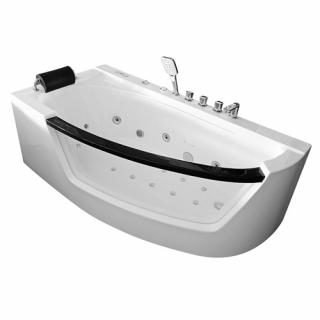 Wanna spa z hydromasażem narożna 170x85 cm MO-0076 LEWA