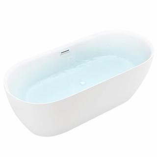 Wanna wolnostojąca 150 cm biały korek oraz przelew Cesana Hydrosan _________WYSYŁKA 24H__________