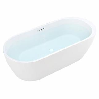 Wanna wolnostojąca biała przelew i korek biały 150 cm Porto Hydrosan _________WYSYŁKA 24H__________