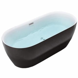 Wanna wolnostojąca czarno-biała 150 cm Cesana Hydrosan _________WYSYŁKA 24H__________