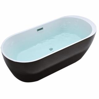 Wanna wolnostojąca czarno biała 150 cm Porto Hydrosan _________WYSYŁKA 24H__________