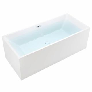 Wanna wolnostojąca prostokątna przelew i korek biały 170 cm Santa Hydrosan _________WYSYŁKA 24H__________