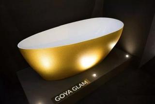 Wanna wolnostojąca złota Goya Glam 160 Besco ✖️AUTORYZOWANY DYSTRYBUTOR✖️