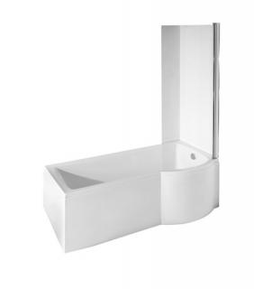 Wanno-Kabina z parawanem 160 cm Prawa Inspiro Besco