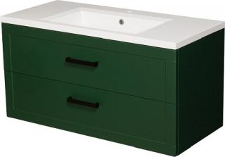 Zielona szafka z umywalką 100/46 seria Meiva Z Gante ✖️AUTORYZOWANY DYSTRYBUTOR✖️