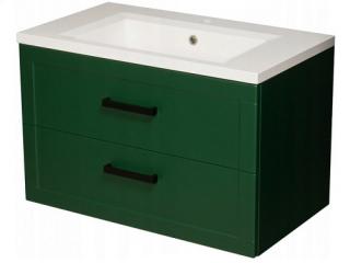 Zielona szafka z umywalką 80/46 seria Meiva Z Gante ✖️AUTORYZOWANY DYSTRYBUTOR✖️