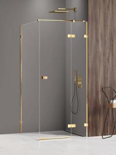 Złota kabina prysznicowa prawa 120x80 EXK-1683 Avexa Gold Shine New Trendy _________________SPRAWDŹ_OFERTĘ_W_SKLEPIE_________________