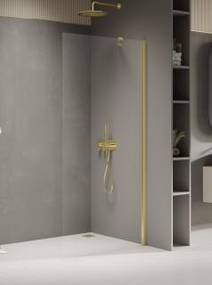 Złota ścianka prysznicowa 70 cm K-2093 New Soleo Light Gold New Trendy _________________RABAT W_SKLEPIE_________________