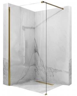 Złota ścianka prysznicowa walk-in 100 cm Aero Gold Rea _________________RABAT_10%_W_SKLEPIE_________________