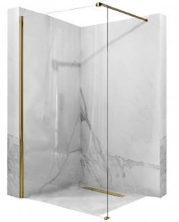 Złota ścianka prysznicowa walk-in 80 cm Aero Gold Rea _________________RABAT_10%_W_SKLEPIE_________________