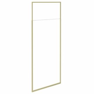 Złota ścianka prysznicowa wspornik sufitowy 120 cm Icon Gold Besco