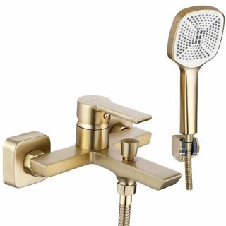 Złota szczotkowana bateria wannowa Argus Rea Gold Brush _________________RABAT_10%_W_SKLEPIE_________________