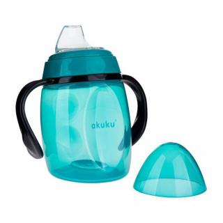 AKUKU BIDON Z MIĘKKIM USTNIKIEM BLUE 9M+ 280ML