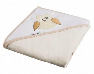 Akuku Okrycie kąpielowe 100x100 ręcznik ecru A1241