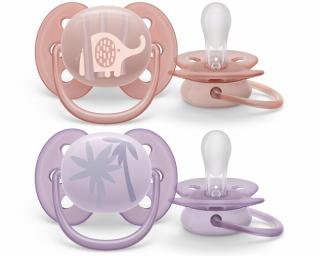 AVENT SMOCZEK ORTODONTYCZNY ULTRA SOFT 0-6m GIRL ODDYCHAJĄCY+ETUI SCF091/09