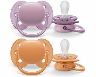 AVENT SMOCZEK ORTODONTYCZNY ULTRA SOFT 6-18 GIRL ODDYCHAJĄCY+ETUI SCF091/33