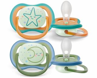 AVENT SMOCZEK ULTRA AIR NIGHT 18M+ ORTODONTYCZNY ODDYCHAJĄCY+ETUI SCF376/23