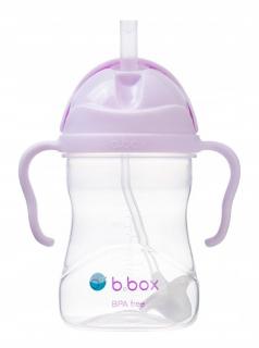 B.BOX BIDON INNOWACYJNY KUBEK Z OBCIĄŻONĄ SŁOMKĄ 240ML BOYSENBERRY BB00518