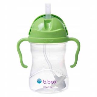 B.BOX BIDON INNOWACYJNY KUBEK Z OBCIĄŻONĄ SŁOMKĄ 240ML JABŁKOWY BB00503