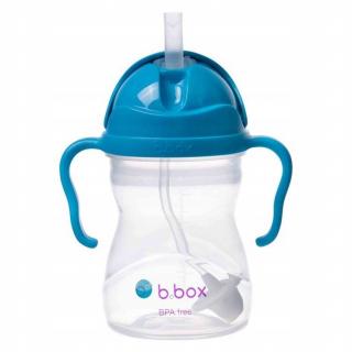 B.BOX BIDON INNOWACYJNY KUBEK Z OBCIĄŻONĄ SŁOMKĄ 240ML KOBALTOWY BB00508