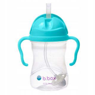 B.BOX BIDON INNOWACYJNY KUBEK Z OBCIĄŻONĄ SŁOMKĄ 240ML LAZUROWY BB00513