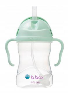 B.BOX BIDON INNOWACYJNY KUBEK Z OBCIĄŻONĄ SŁOMKĄ 240ML PISTACHIO BB00520