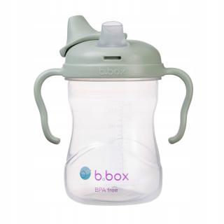 B.BOX Kubek niekapek dla dzieci 4m+ 240ml miękki ustnik z osłonką szałwiowy