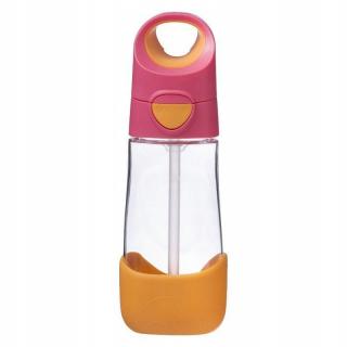 B.BOX SPORTOWA BUTELKA TRITANOWA KUBEK BIDON + SŁOMKA 9M+ 450 ML BB00441