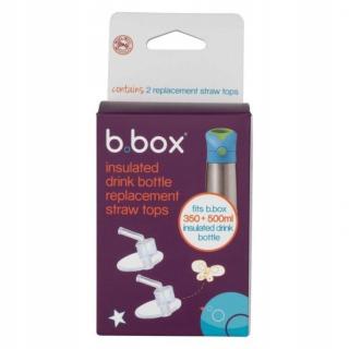 B.BOX USTNIK USTNIKI SŁOMKI ZAPASOWE DO BIDONÓW TERMICZNYCH 350+500ML 2SZT