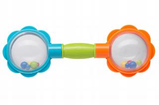 BabyOno Grzechotka Kolorowa Hantelek