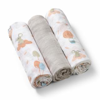 BABYONO NATURALNE PIELUSZKI PIELUCHY BAMBUSOWE 3 SZT 397/09