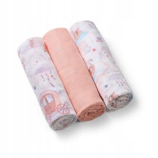 BABYONO PIELUCHY PIELUSZKI MUŚLINOWE PREMIUM SUPER MIĘKKIE 3 SZT B.O.348/11
