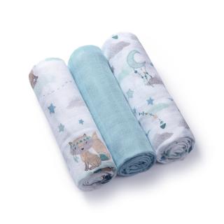 BABYONO PIELUSZKI PIELUCHY BAMBUSOWE Z WŁÓKIEN BAMBUSA BAMBOO 3SZT 397/12