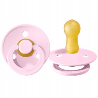 BIBS SMOCZEK USPOKAJAJĄCY HEVEA 0+BABY PINK 100234