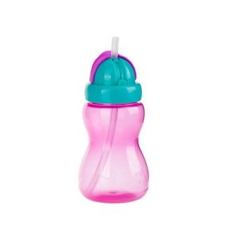 Canpol Bidon Kubek Sportowy Słomka270ml 56/109 Róż