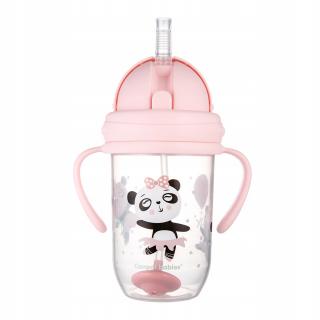 Canpol Kubek Niekapek 270ml EXOTIC ANIMALS PINK 6+