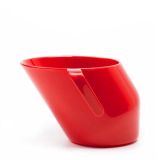 DOIDY CUP KUBEK KRZYWY POCHYŁY KUBECZEK DO NAUKI PICIA 3m+ 200ml CZERWONY