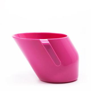 DOIDY CUP KUBEK KRZYWY POCHYŁY KUBECZEK DO NAUKI PICIA 3m+ 200ml FUKSJA RÓŻ