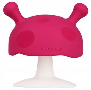 MOMBELLA GRYZAK MUSHROOM USPOKAJAJĄCY SILIKONOWY GRZYBEK 3M+ DARK PINK