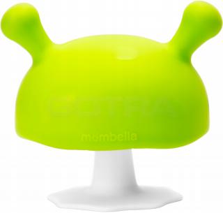 MOMBELLA GRYZAK MUSHROOM USPOKAJAJĄCY SILIKONOWY GRZYBEK 3M+ GREEN P8053