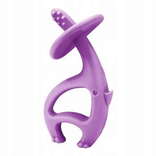 Mombella Gryzak Słonik Na Ząbkowanie Silikonowy Dancing Elephant Purple8100
