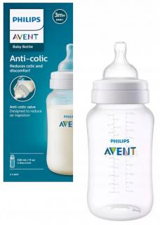 PHILIPS AVENT BUTELKA DLA DZIECKA ANTYKOLKOWA SMOCZEK 330ML 3M+ SCY106/01