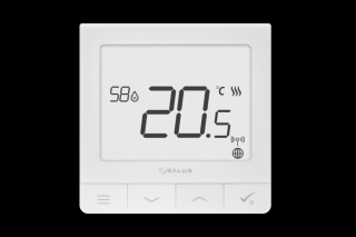 Salus regulator Quantum  SQ610RF  akumulatorowy z czujnikiem wilgotności