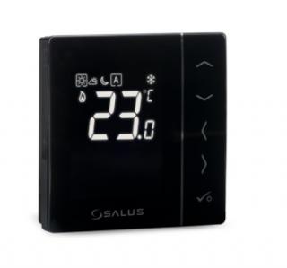 Salus VS35B dobowy regulator temperatury czarny