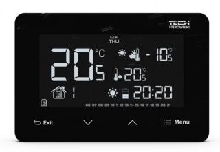 Tech ST-293V3 przewodowy regulator podtynkowy czarny